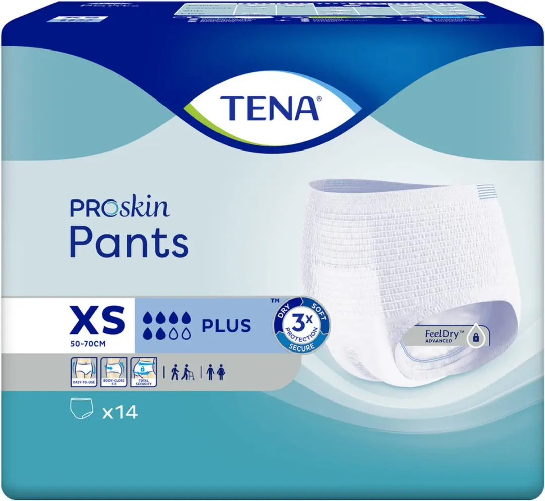 TENA Proskin Pants Plus XS - 14 Stuks