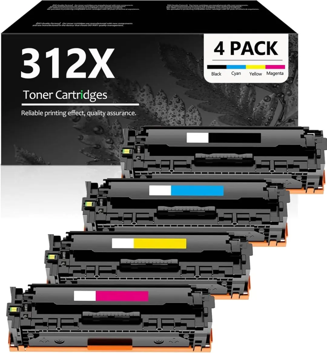 weCare H312X Tonercartridges 4-pack