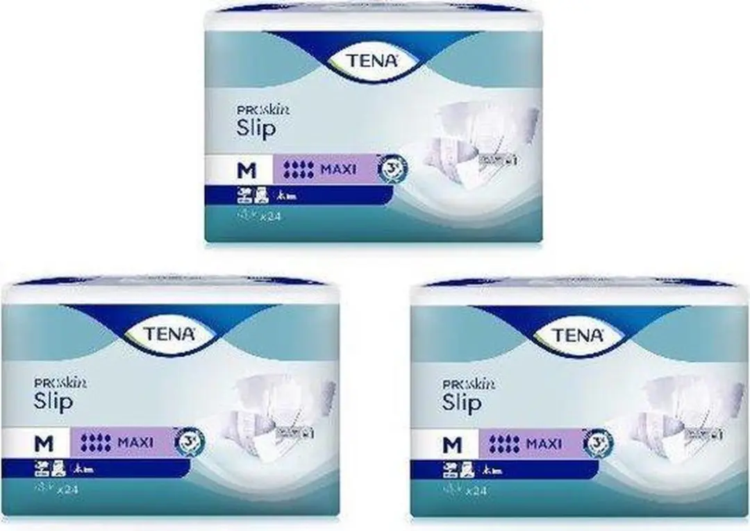 TENA Slip Maxi Medium Kleefluiers - 72 Stuks