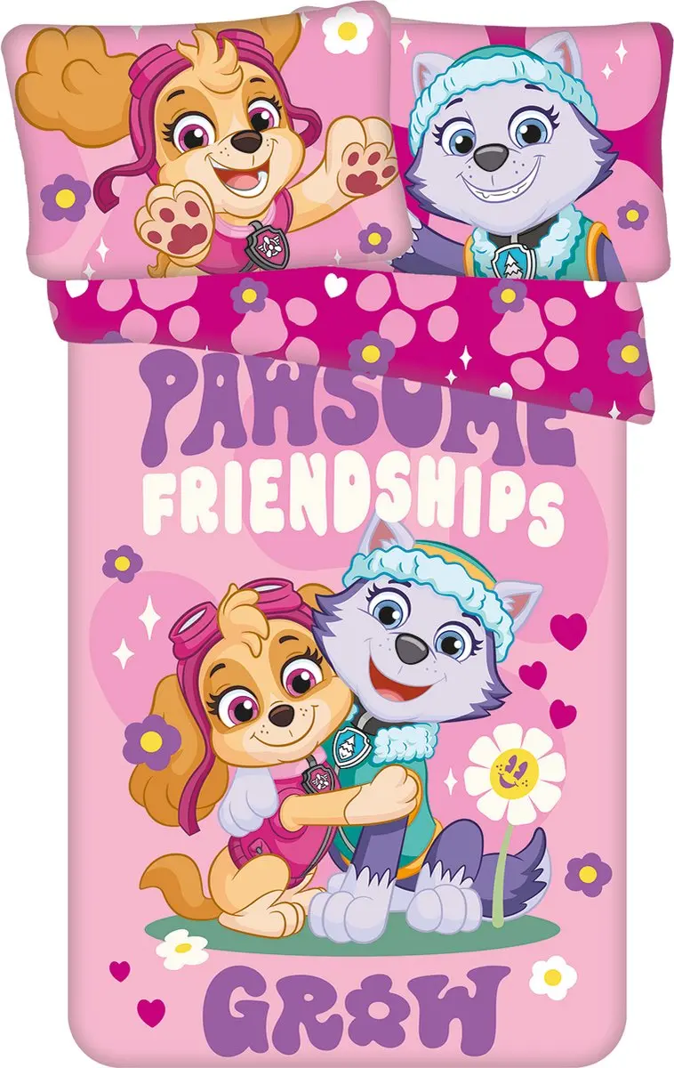 PAW Patrol Dekbedovertrek Pawsome Friendships