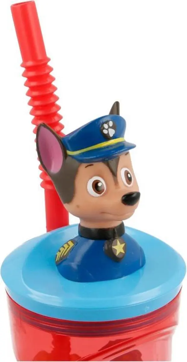 PAW Patrol Chase Drinkbeker 360ml - Rood