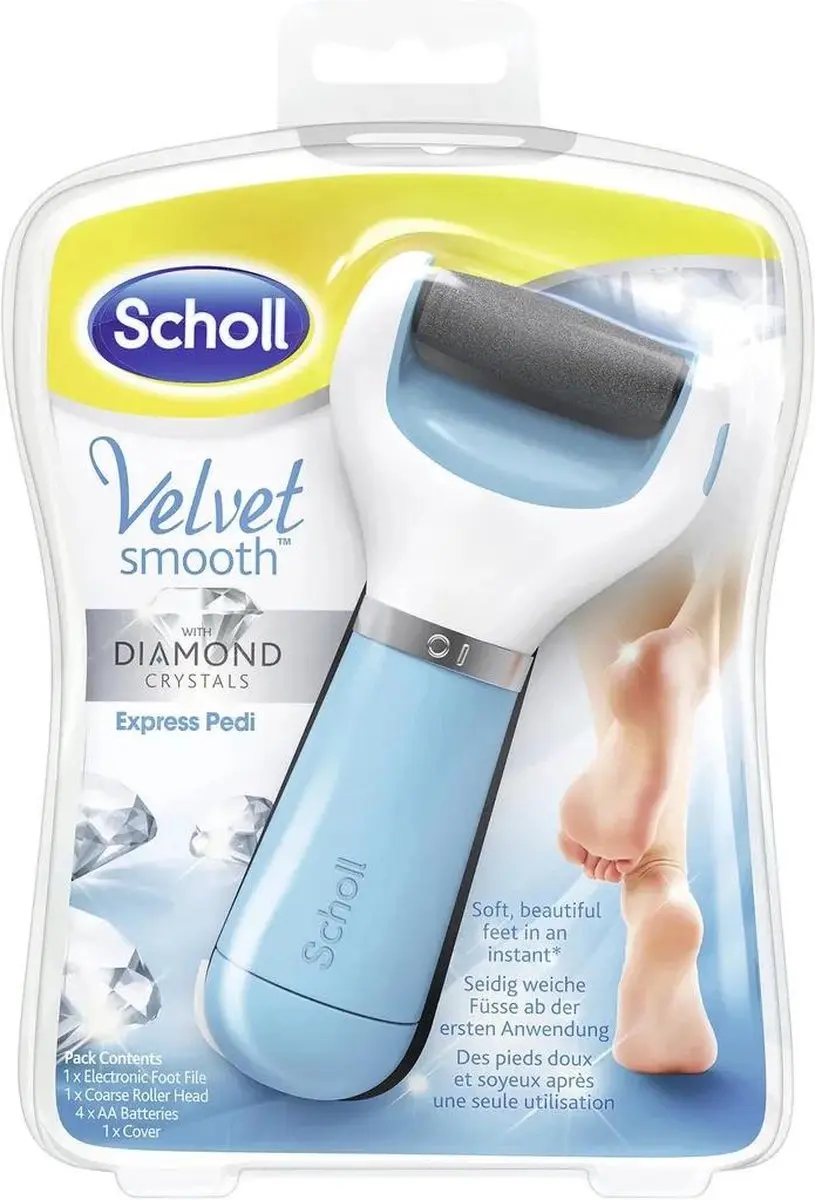 Scholl Velvet Smooth Elektrische Eeltverwijderaar - Blauw - 5 Stuks
