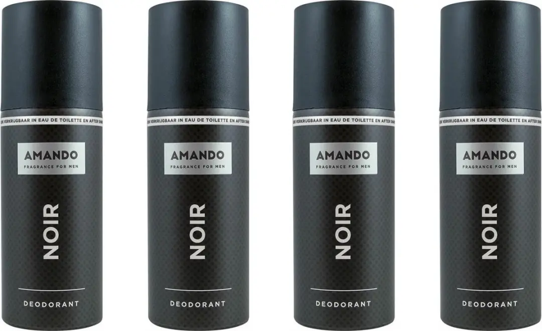 Amando Noir Deo Spray 4x150ml