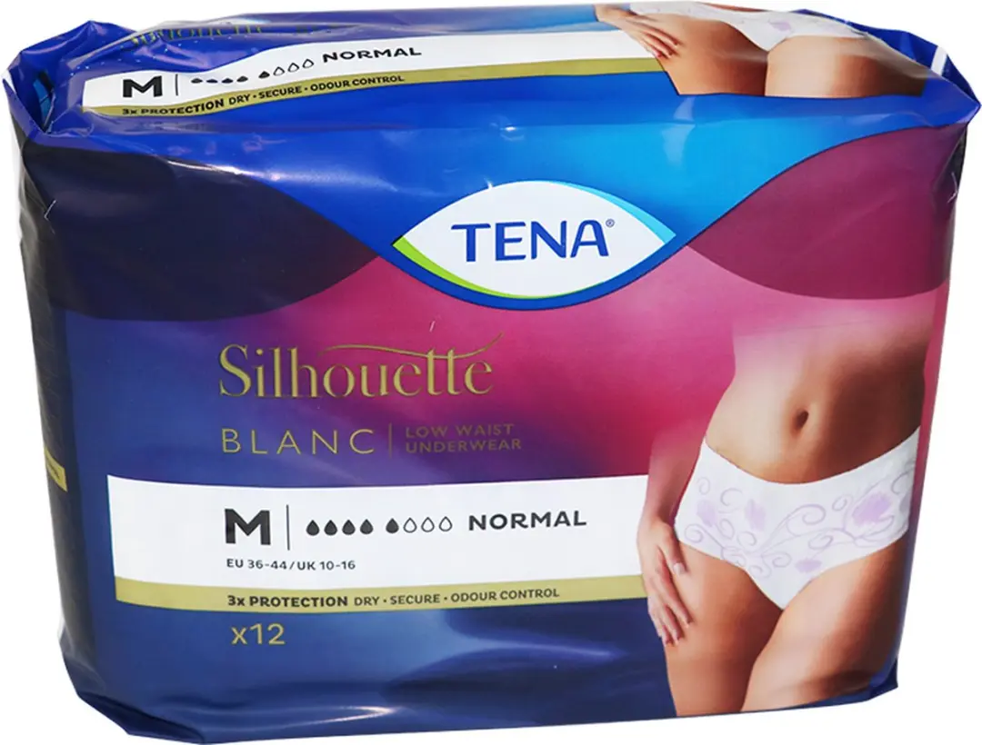 TENA Silhouette Normal Lage Taille L - 60 Stuks