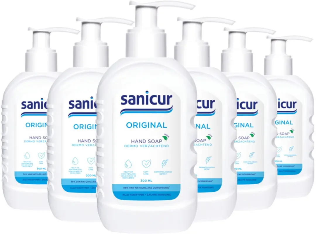 Sanicur Handzeep Original 6x300ml