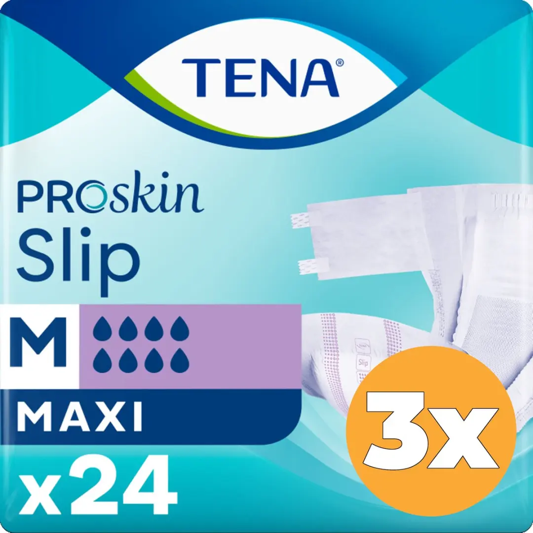TENA Proskin Slip Maxi M - 3x24 Stuks