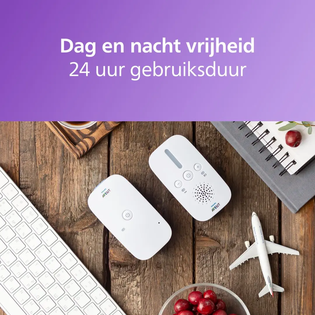 Philips Avent SCD503/26 Babyfoon - DECT - Wit