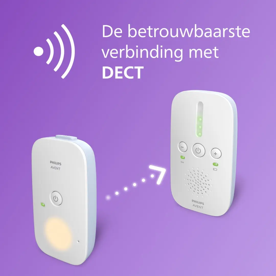 Philips Avent SCD503/26 Babyfoon - DECT - Wit