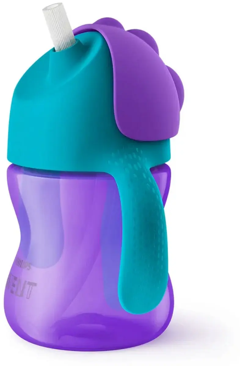 Philips Avent Drinkbeker met rietje SCF796/02 - 200ml - Paars/Blauw