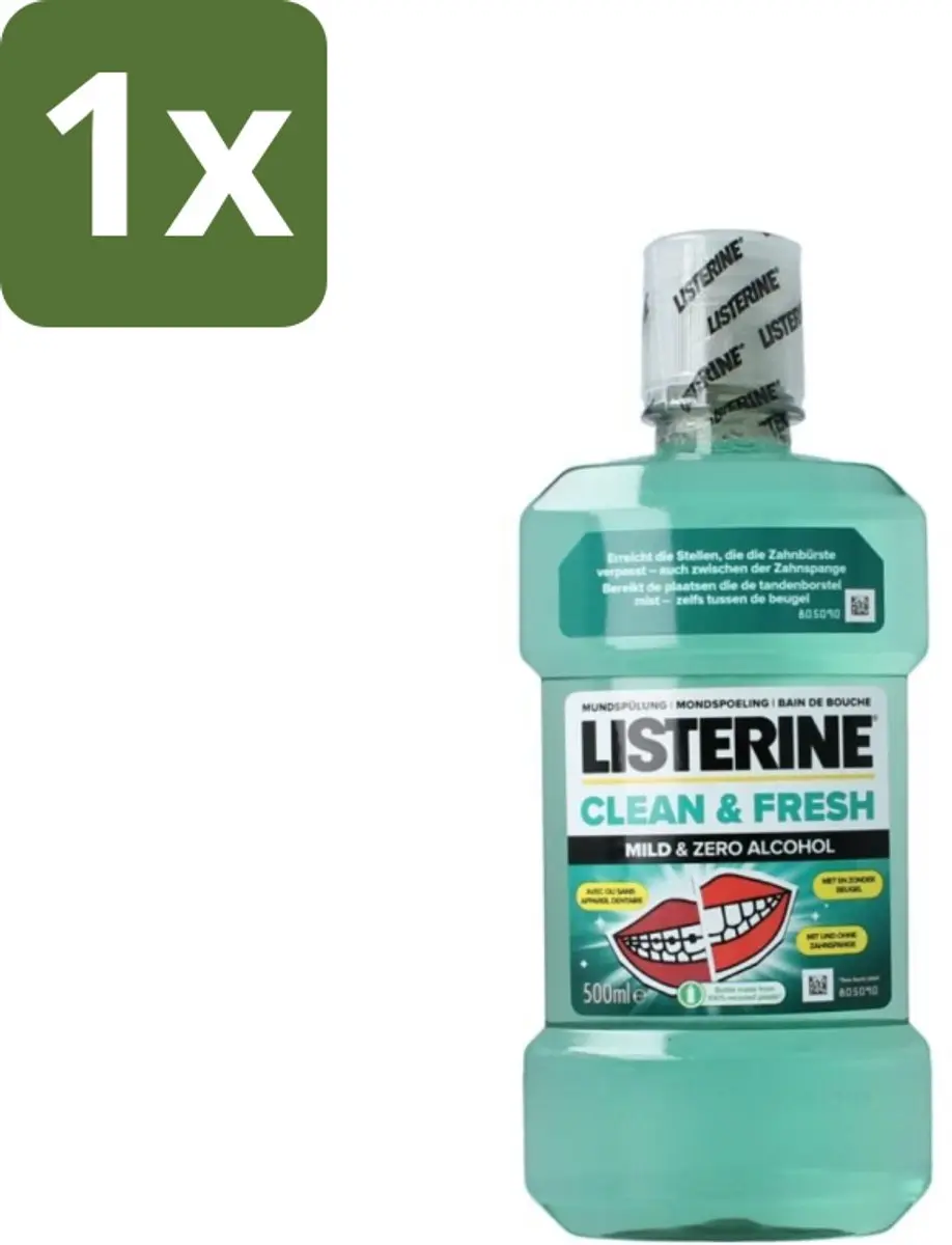 Listerine Clean & Fresh Mondwater 500ml
