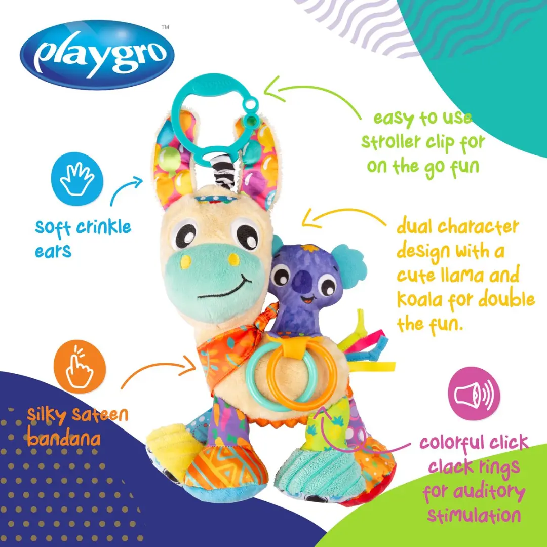 Playgro Activity Friend Lupe Llama Hangspeeltje - Multi
