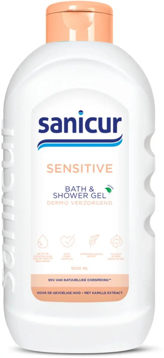 Sanicur Bad en Douchegel Sensitive 1000ml