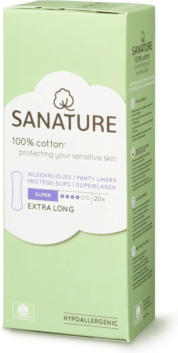 Sanature Inlegkruisjes Super Extra Lang - 20 Stuks Multicolor