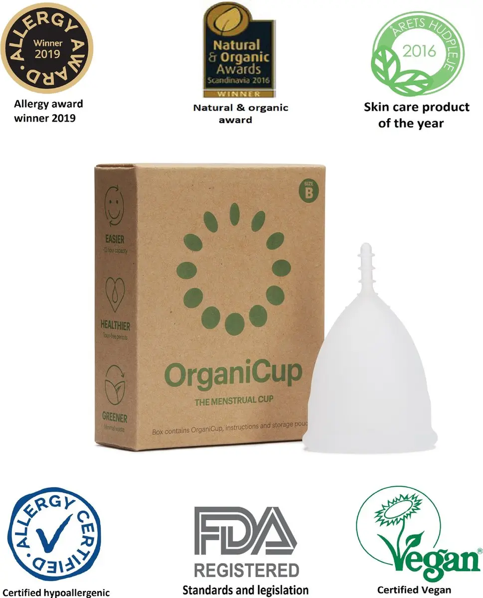 OrganiCup B Menstruatiecup