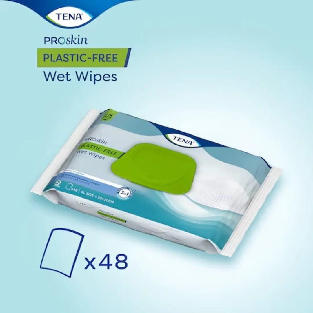 TENA Wet Wipes M - 48 Stuks