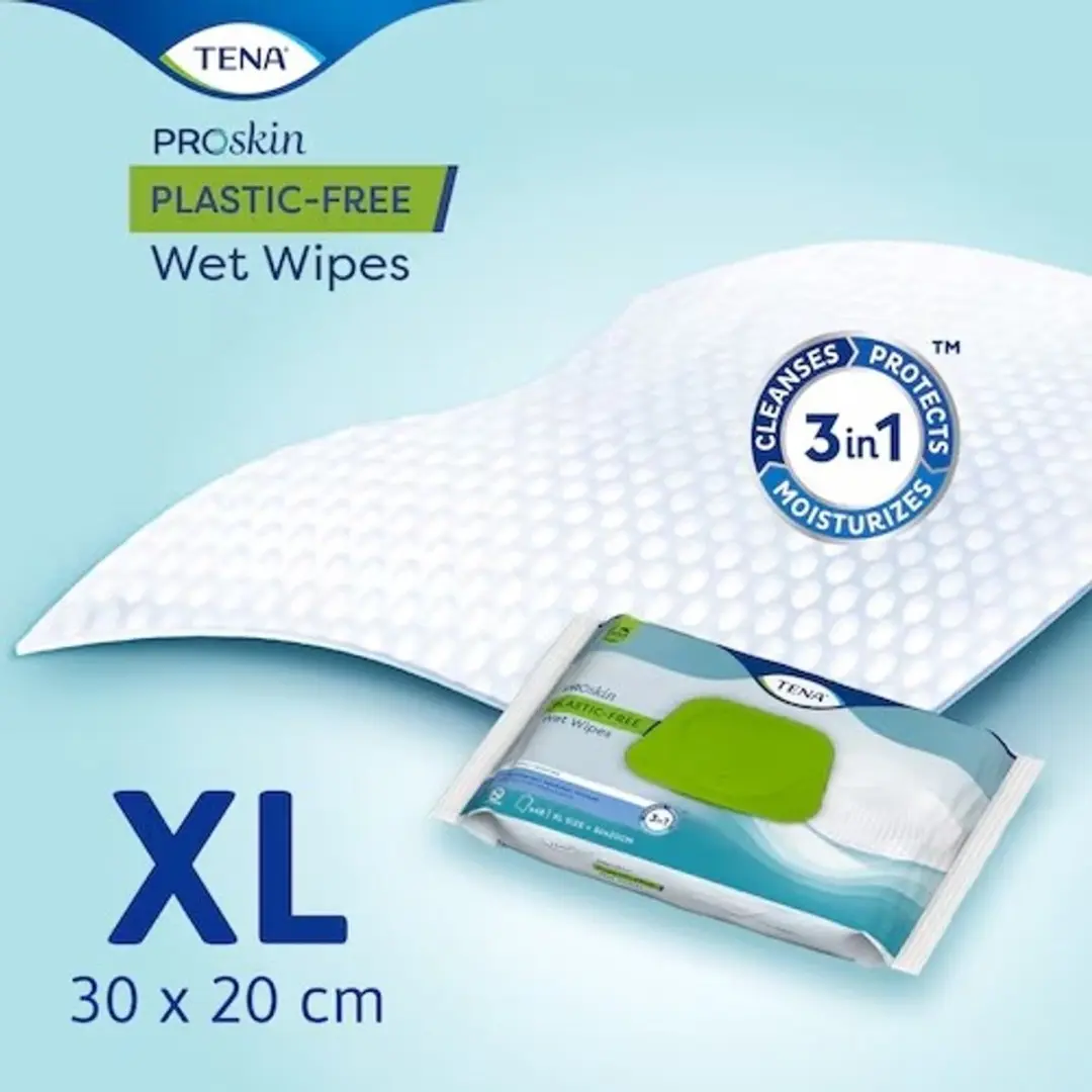 TENA Wet Wipes M - 48 Stuks