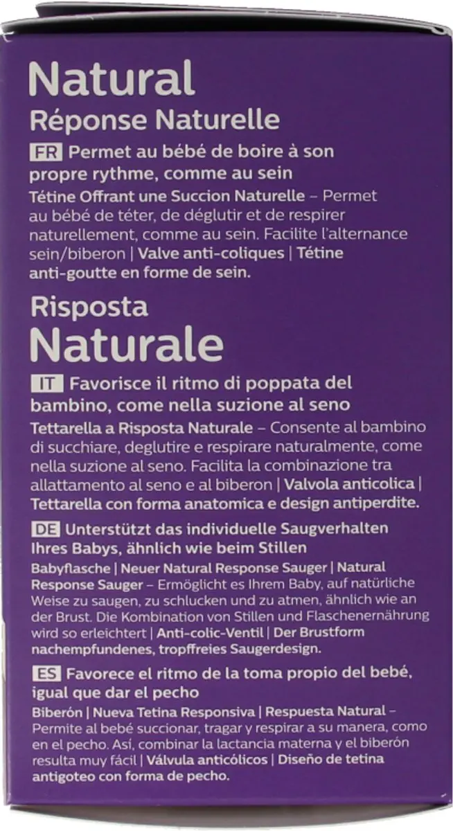 Philips Avent Natural Response SCY900/01 Babyfles 125ml - Flow 2 - afbeelding 6 van 6