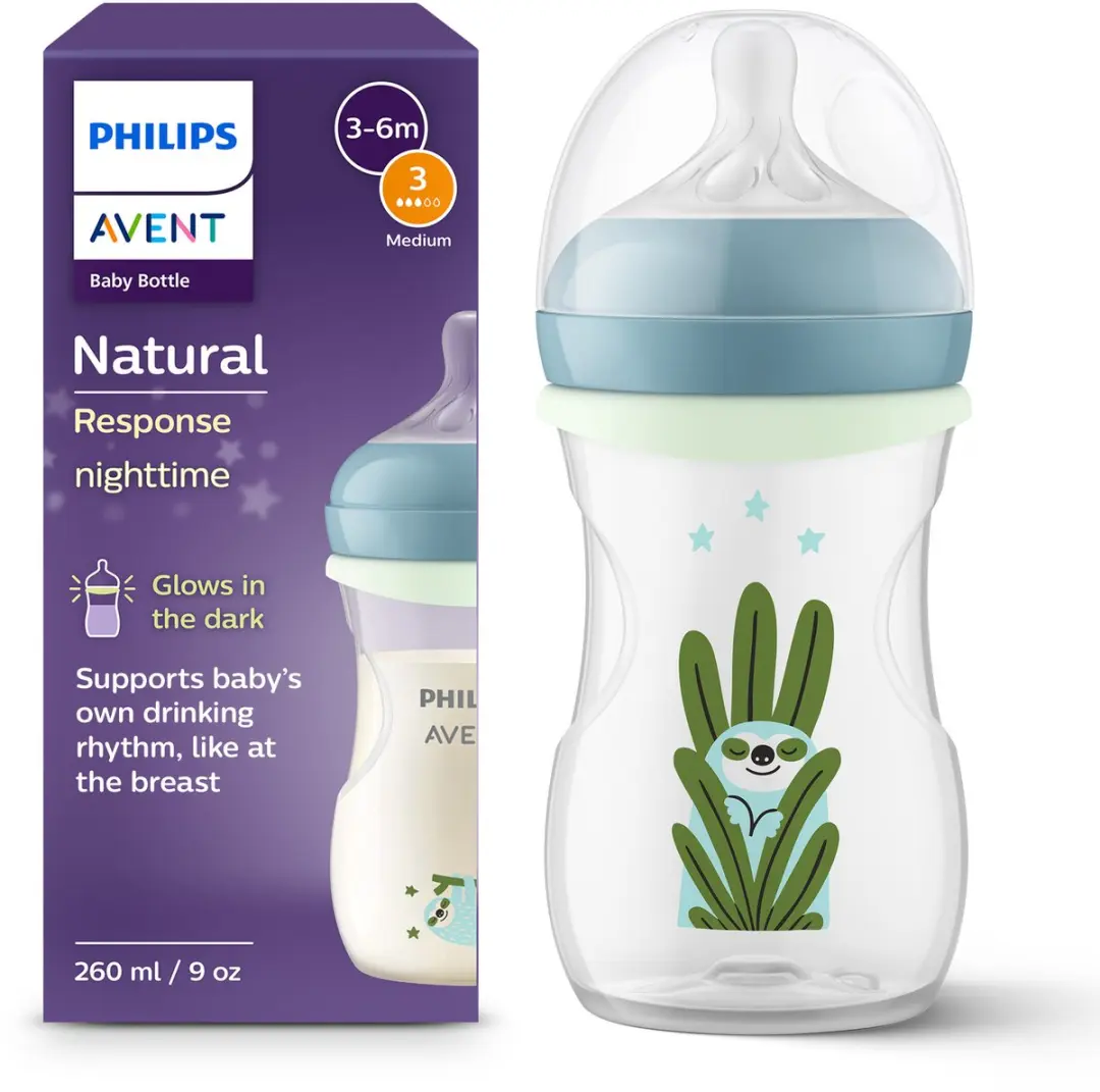 Philips Avent Natural Response Nighttime Fles 260ml SCY903/81