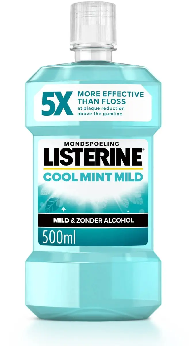 Listerine Cool Mint Mondwater Alcoholvrij 500ml
