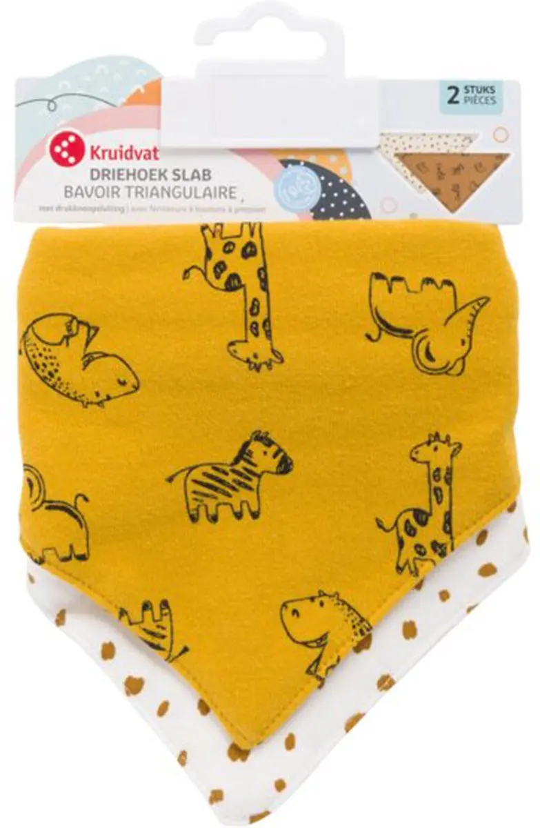 Kruidvat Driehoekslabbetjes Baby - 8 Stuks