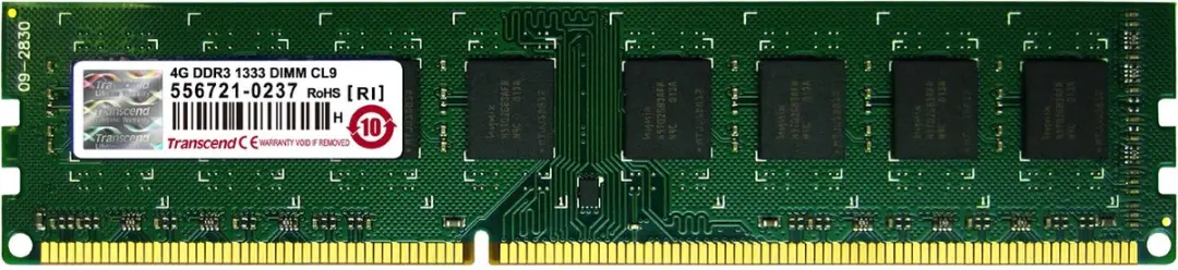Transcend TS512MLK64V3N DDR3 Geheugen - 16GB (2x8GB)