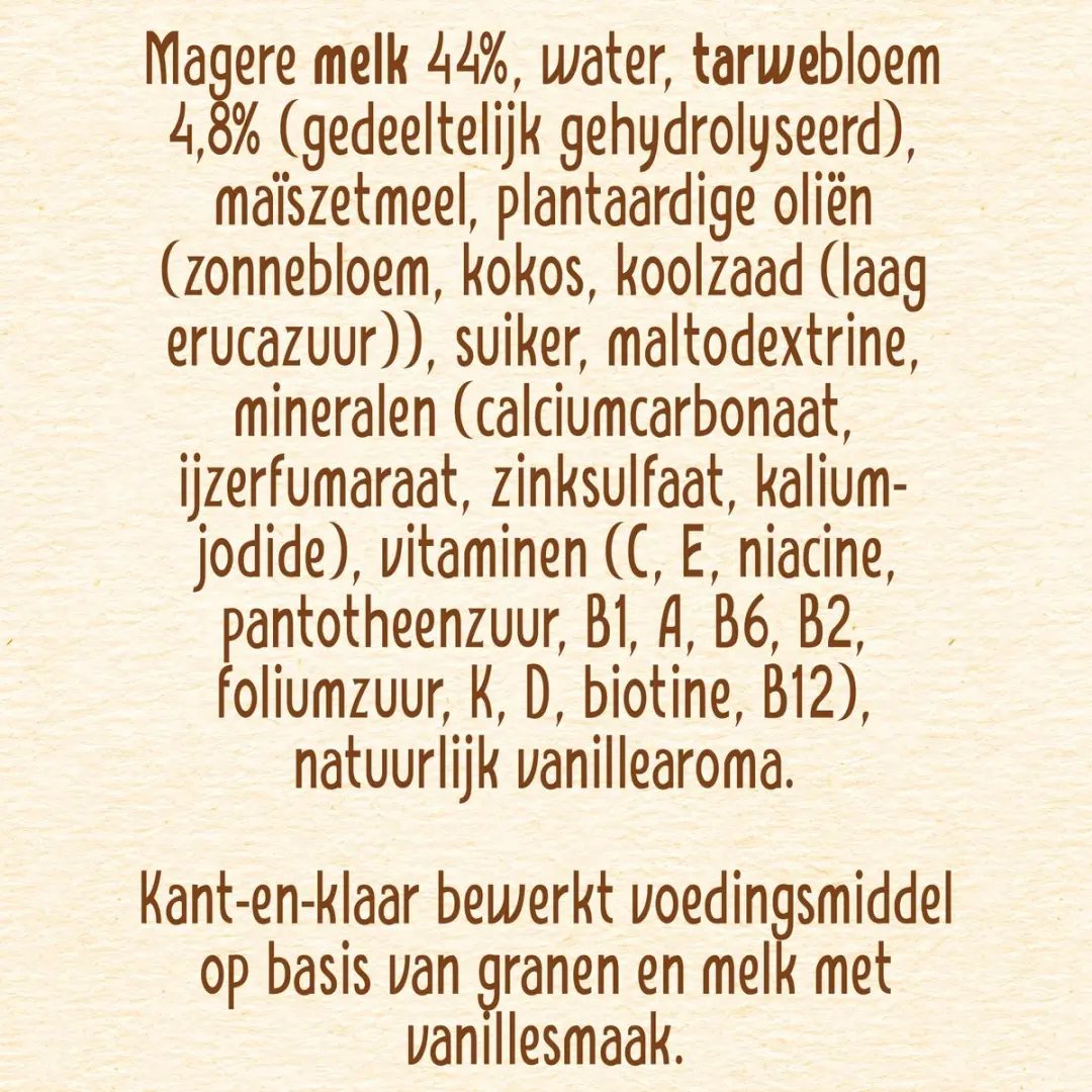 Nestlé PyjamaPapje Vanille - 4 Doosjes (3x250ml)