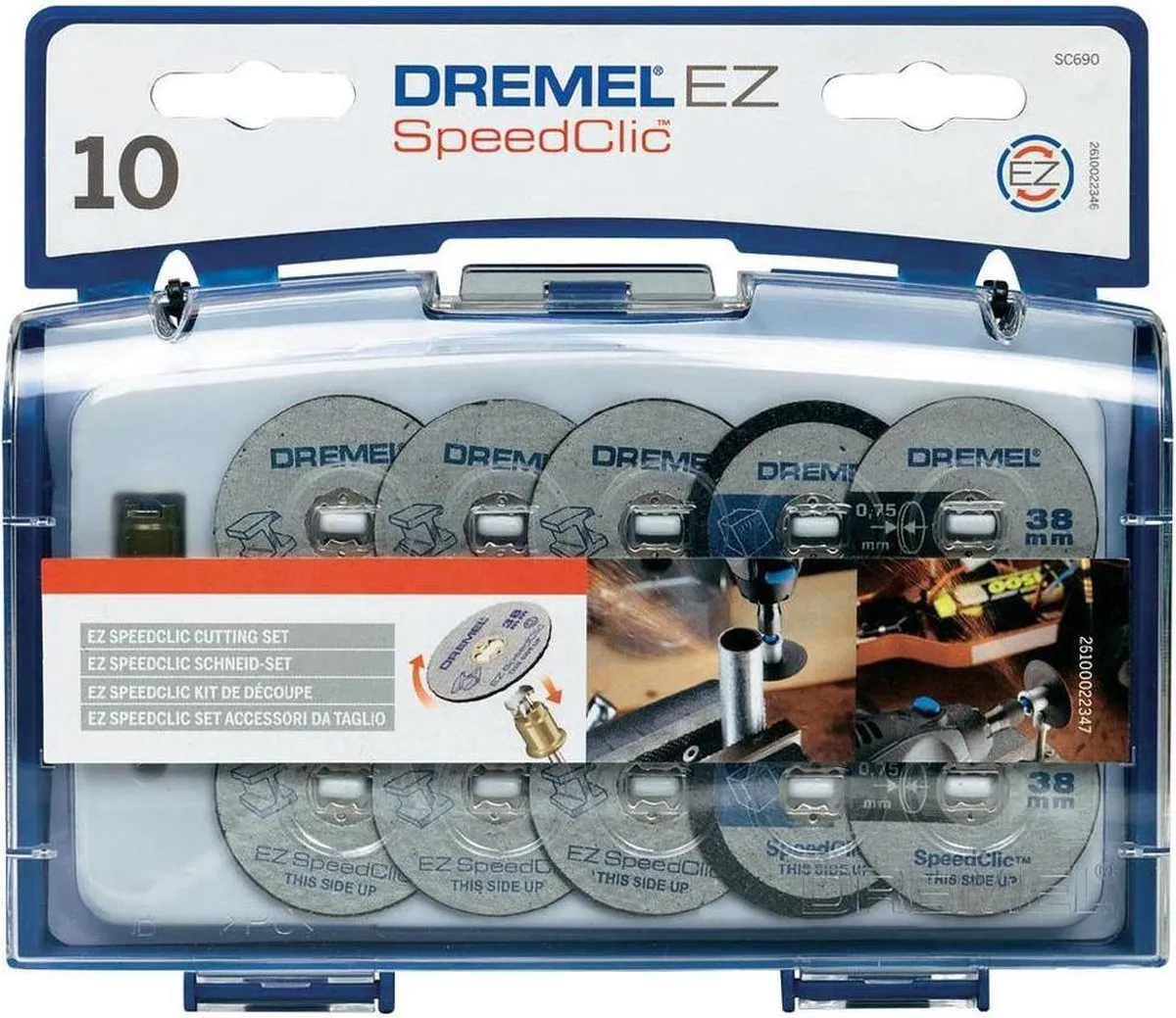 Dremel EZ SpeedClic SC690 Dunne Snijschijven - 2 Stuks