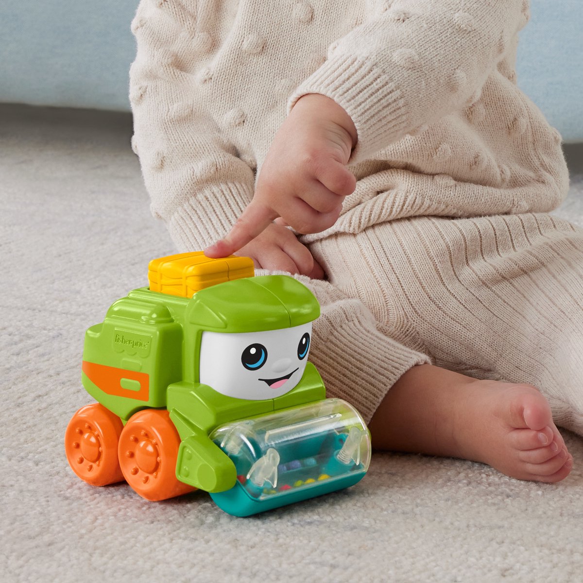 Fisher-Price speelgoed tractor Rollin' Tractor kunststof meerkleurig.