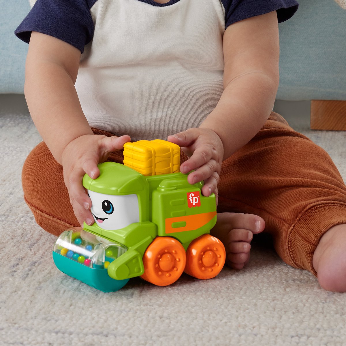 Fisher-Price speelgoed tractor Rollin' Tractor kunststof meerkleurig.