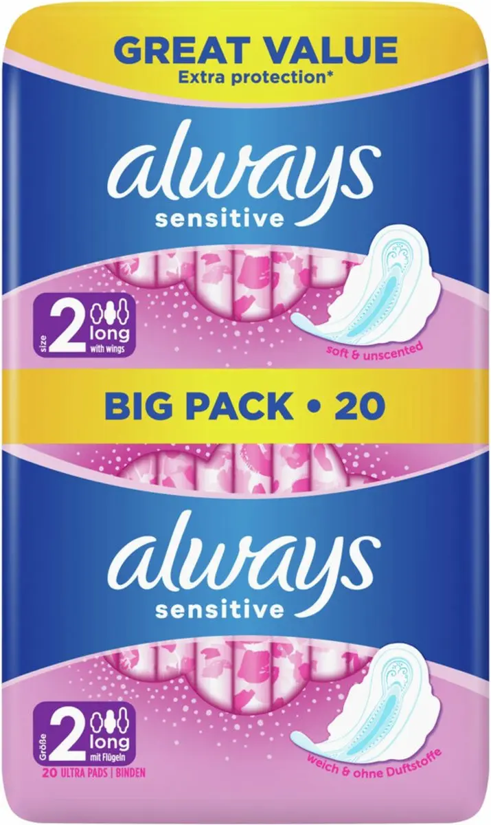 Always Ultra Sensitive Long Maat 2