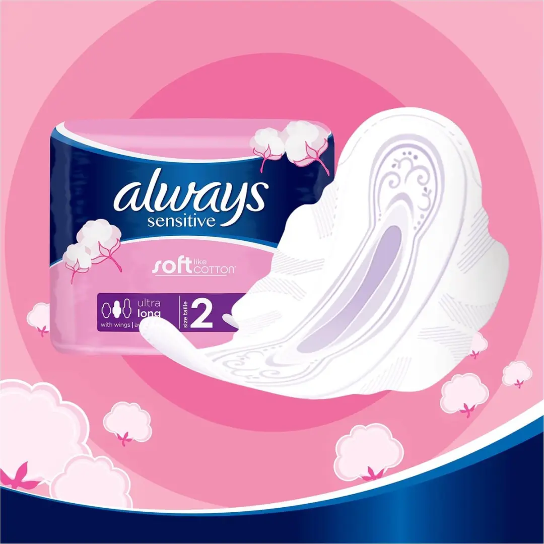 Always Ultra Sensitive Long Maat 2 - 100 Stuks