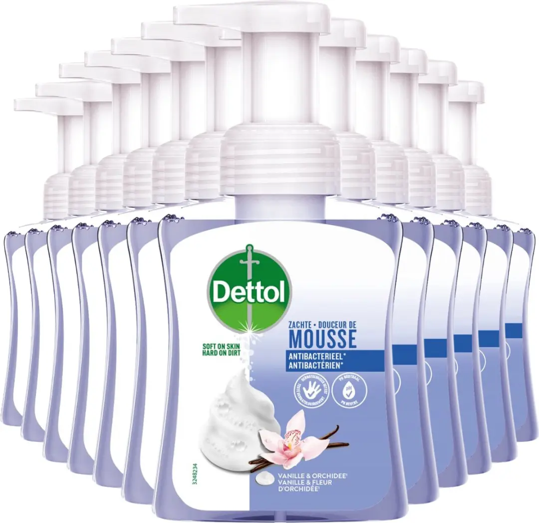 Dettol Handzeep Zachte Mousse Orchidee & Vanille 250ml