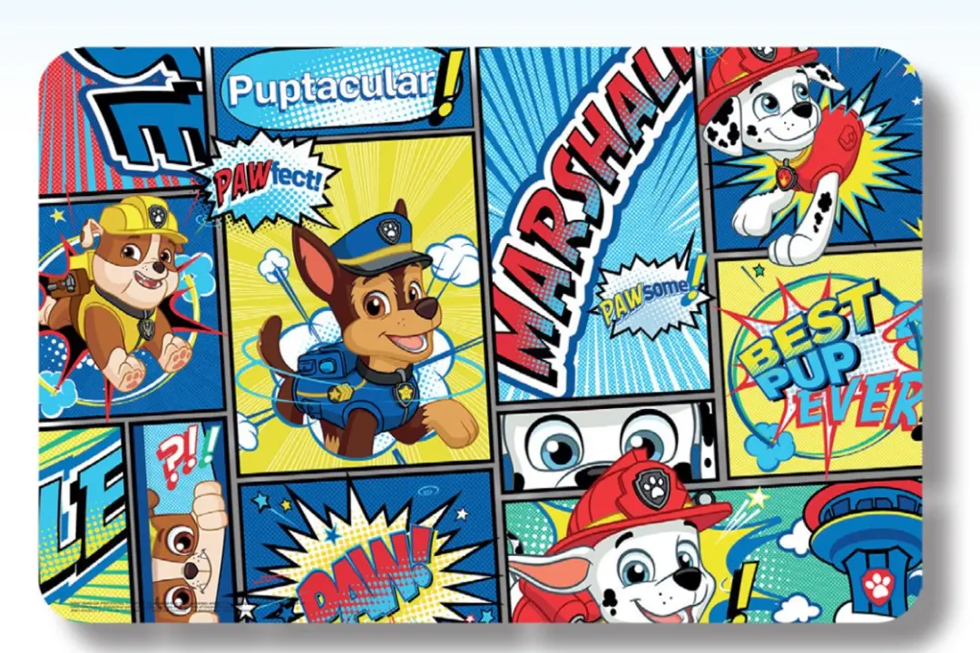PAW Patrol Stripplacemat - 43x28cm - 2 Stuks Multicolor