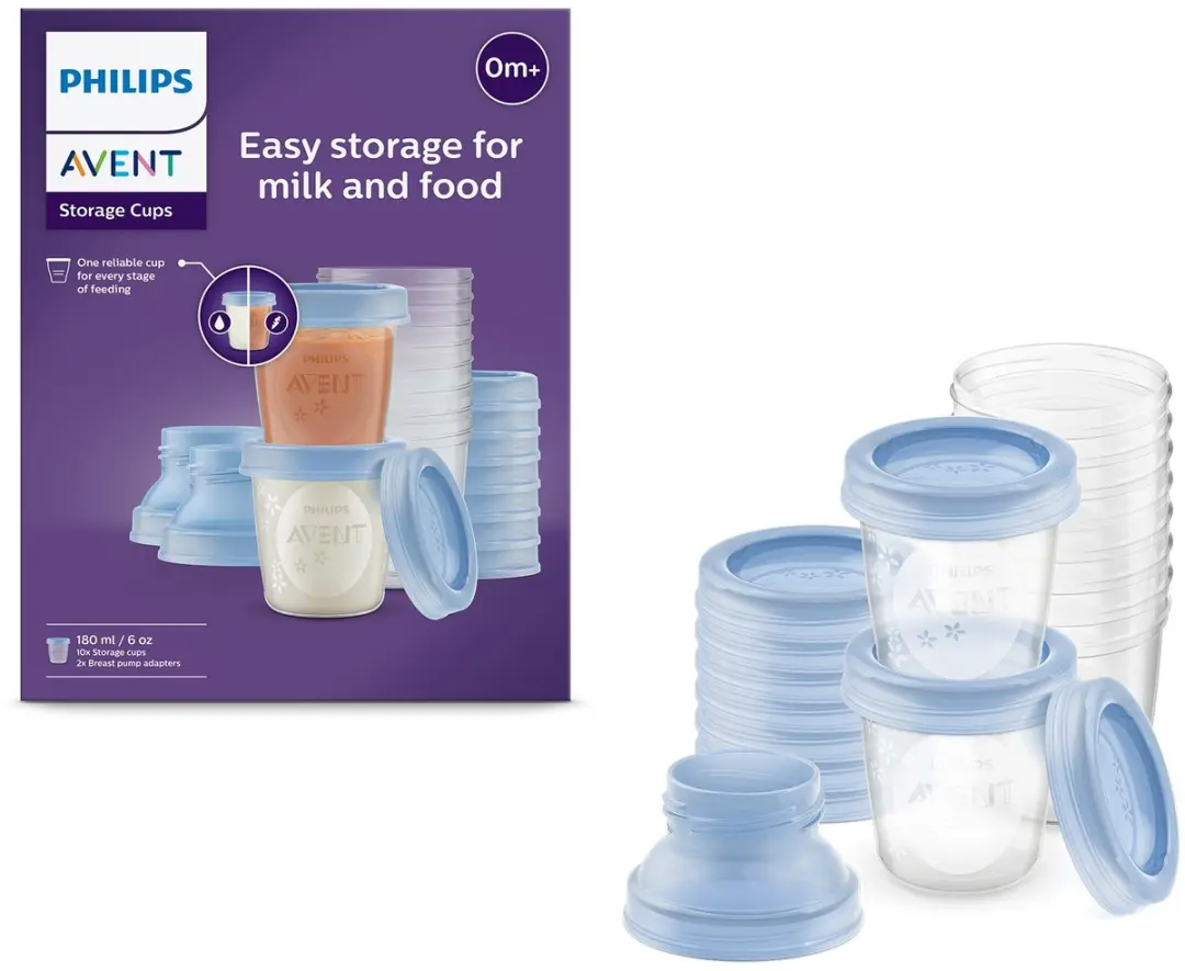 Philips Avent Bewaarbekers SCF618/10 - 180ml - 10 Stuks