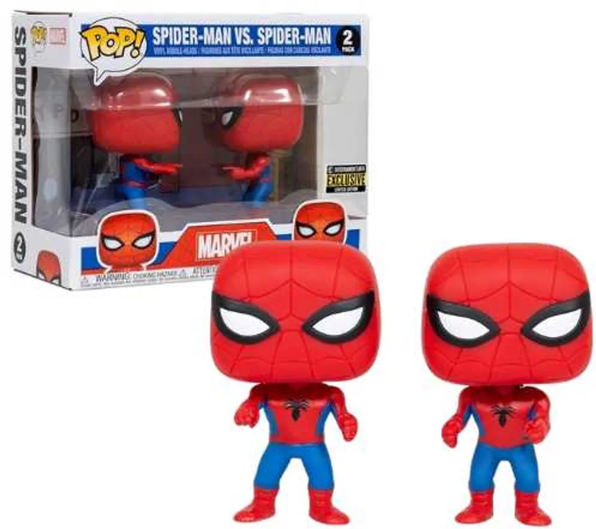 Funko Pop 2-Pack Spider-Man Imposter Exclusief - Rood en Blauw