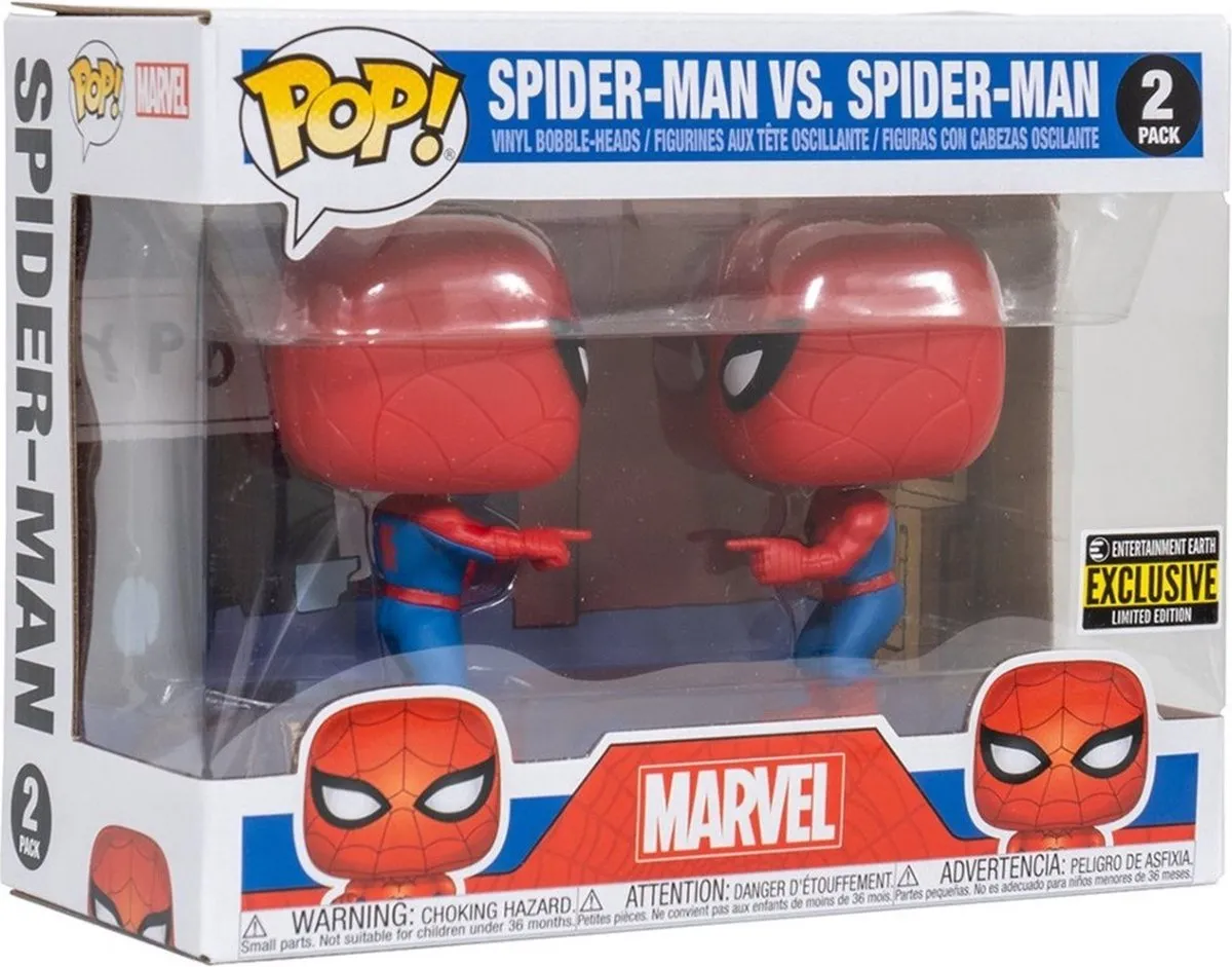 Funko Pop 2-Pack Spider-Man Imposter Exclusief - Rood en Blauw
