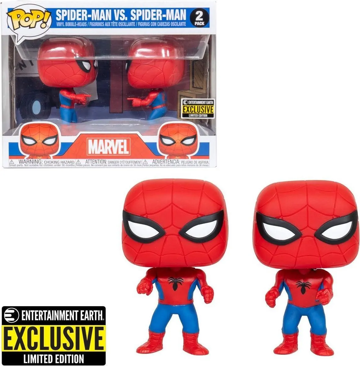 Funko Pop 2-Pack Spider-Man Imposter Exclusief - Rood en Blauw