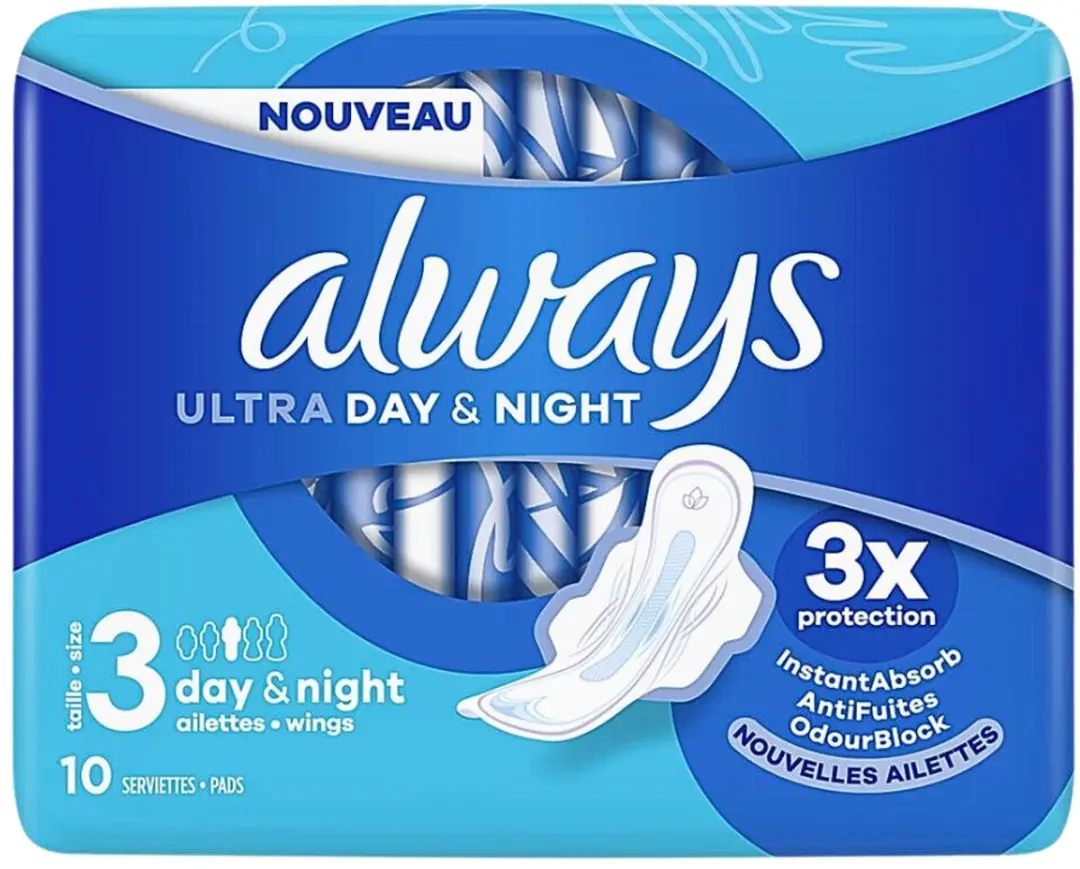 Always Ultra Day & Night Maandverband 10 Stuks