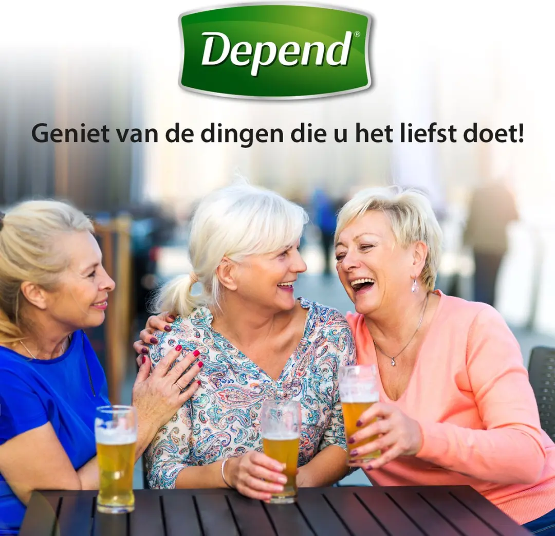 Depend Normal Plus Incontinentieverband M - 72 Stuks