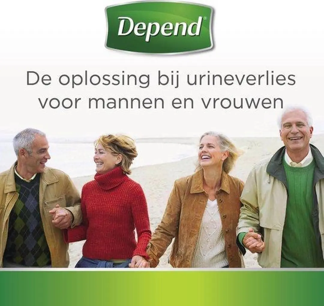 Depend Normal Plus Incontinentieverband M - 72 Stuks