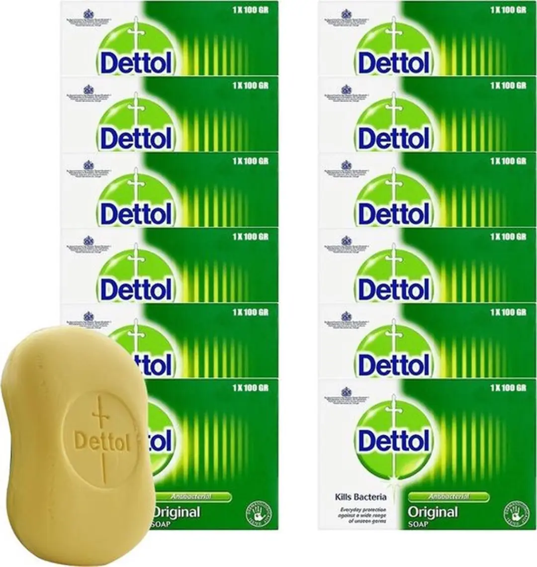 Dettol Antibacteriële Zeeptabletten - 12x100g