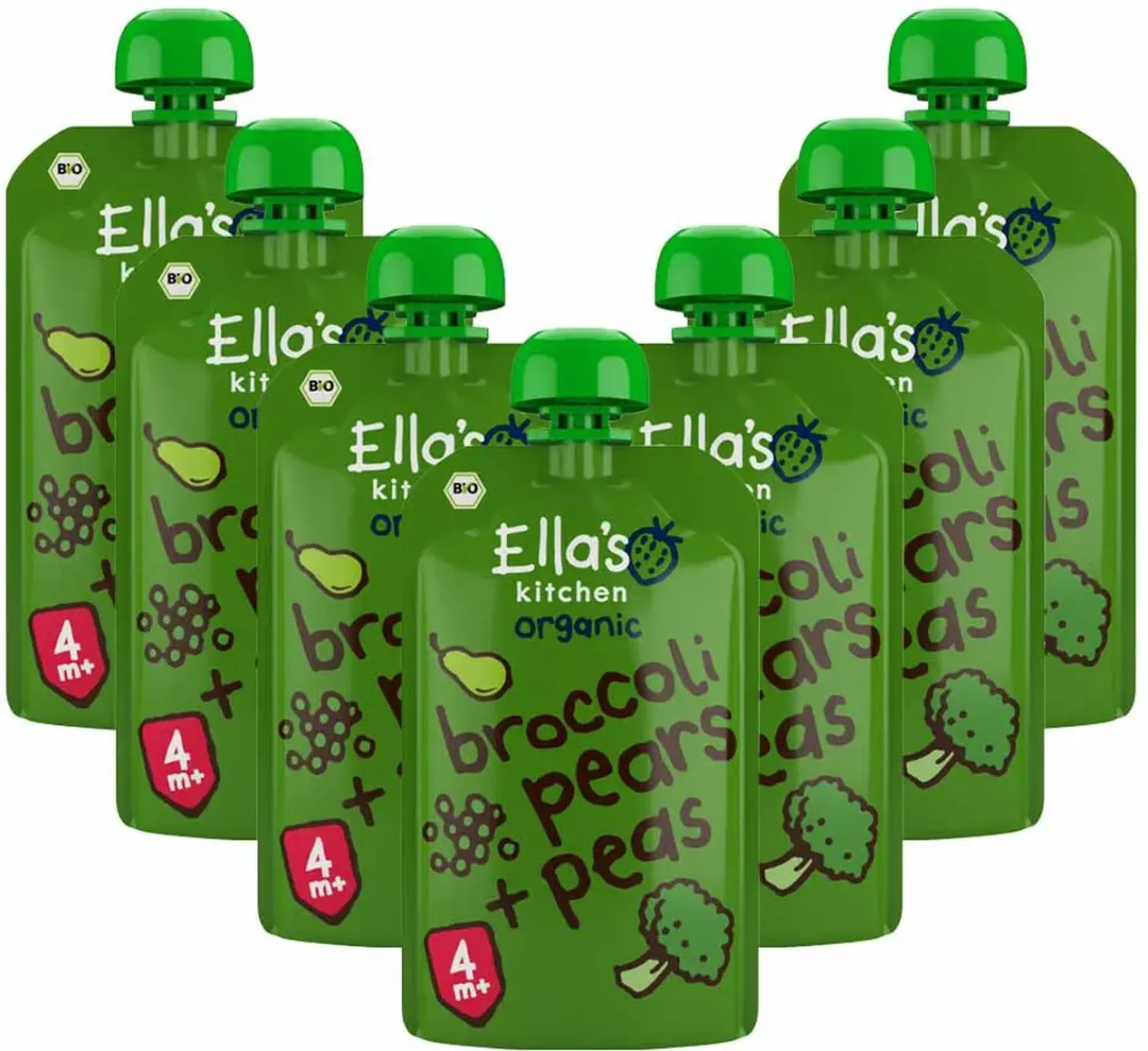 Ella’s Kitchen Knijpzak Peer Broccoli Erwten 120g