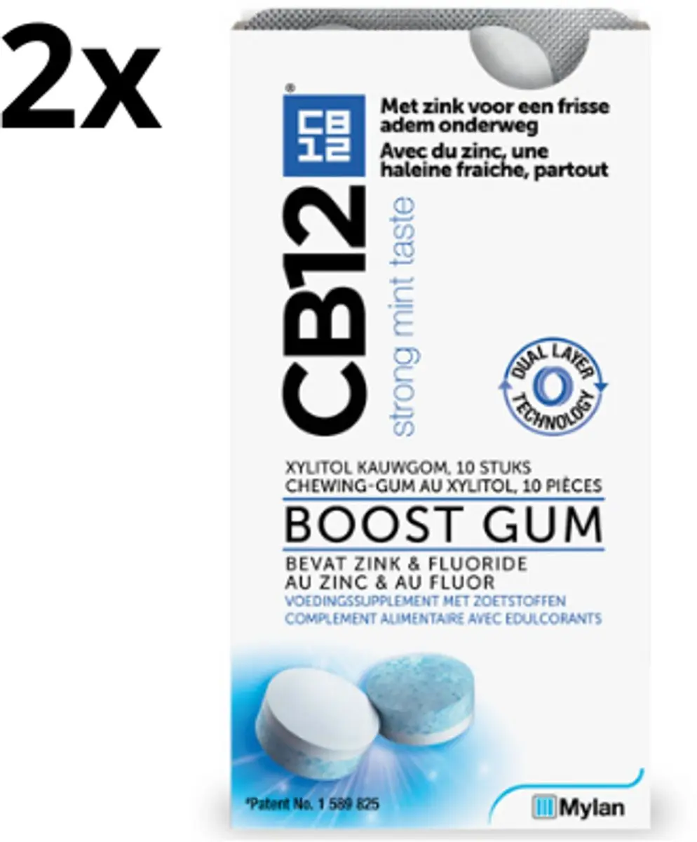 CB12 Boost Kauwgom Strong Mint