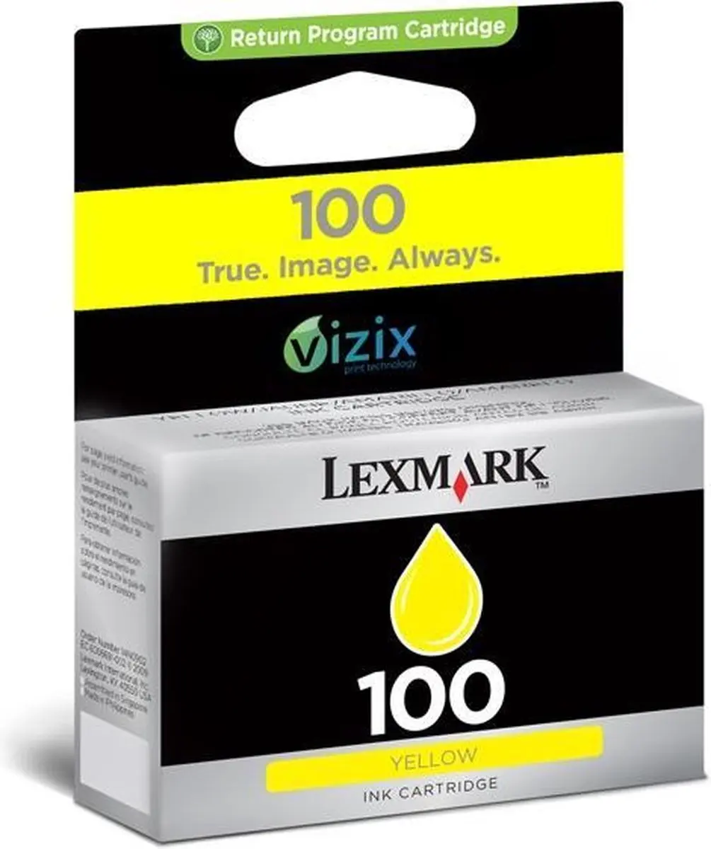 Lexmark 14N0902E Inktcartridge - Geel 3ml