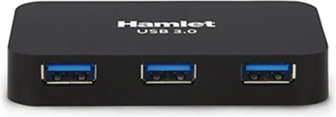 Hamlet XHUB430BK Interface Hub USB 3.2 Gen 1