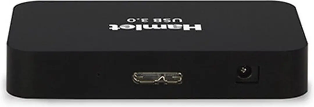 Hamlet XHUB430BK Interface Hub USB 3.2 Gen 1 - Zwart