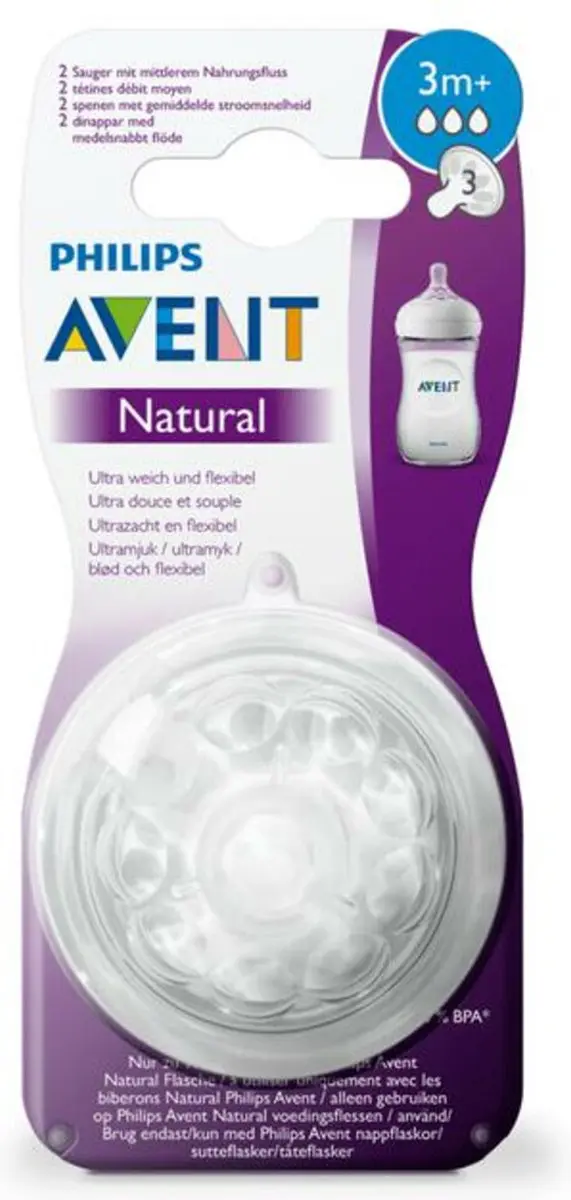 Philips Avent SCF043/27 Speen 3m+ - 2 Stuks - Multicolor - afbeelding 6 van 6