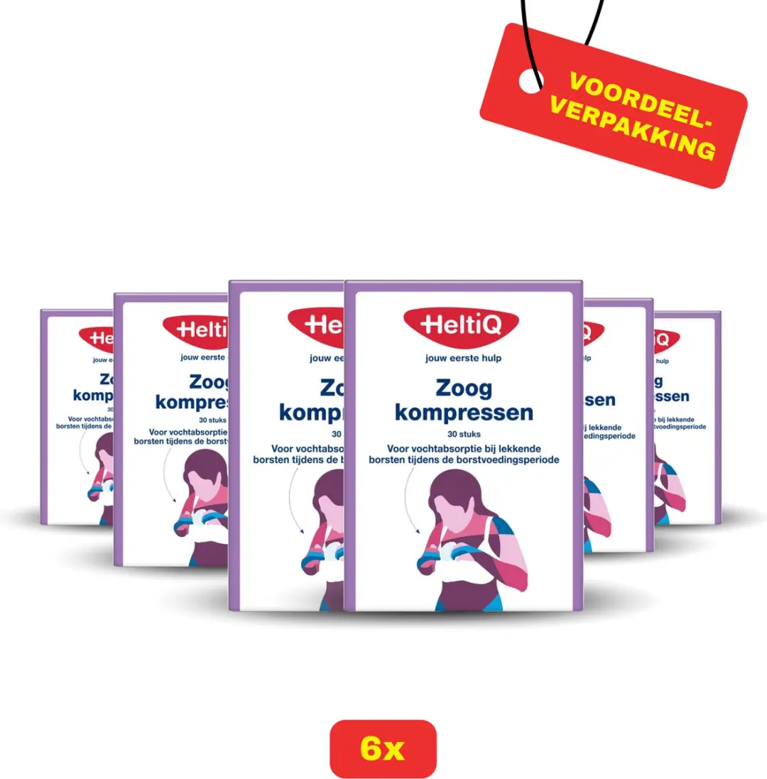 HeltiQ Zoogcompres Voorgevormd
