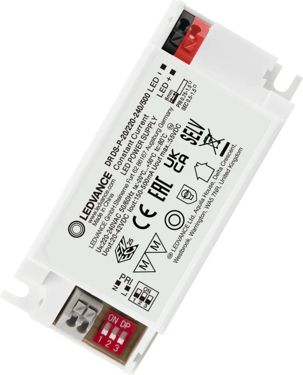 LEDVANCE LED Driver DIP-Switch 20-240V/42V