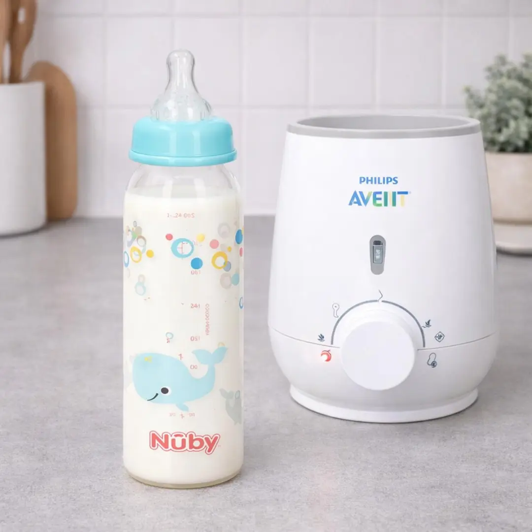 Nûby Babyfles 240ml - Lichtblauw - Antikoliekspeen